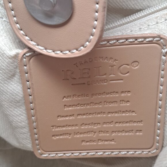 Relic Hobo Pink Leather Handbag - Picture 4 of 4